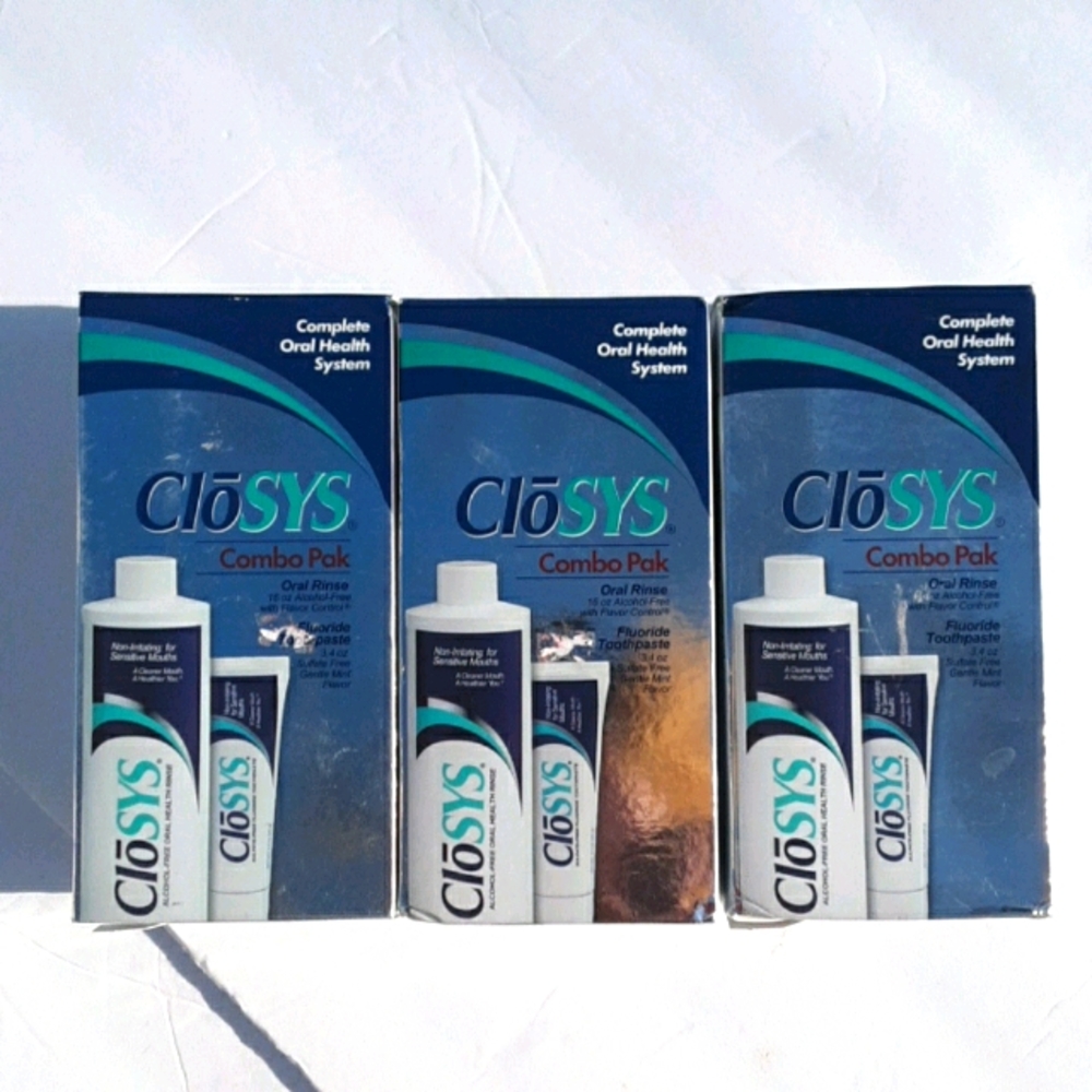 3 CloSYS Sensitive Fluoride Toothpaste Gentle